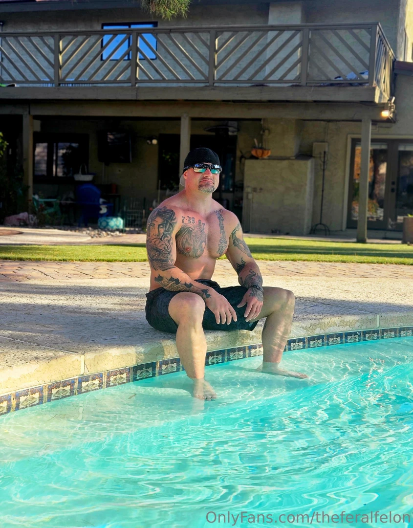 Even though the water is cold this cock still is ready to cum out and 