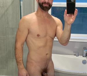 Reverse strip tease just out of a late morning shower all clean and