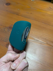 Enjoying my new wrap around vibrator this thing is wild with a little