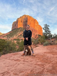 Went on a hike with my dog today