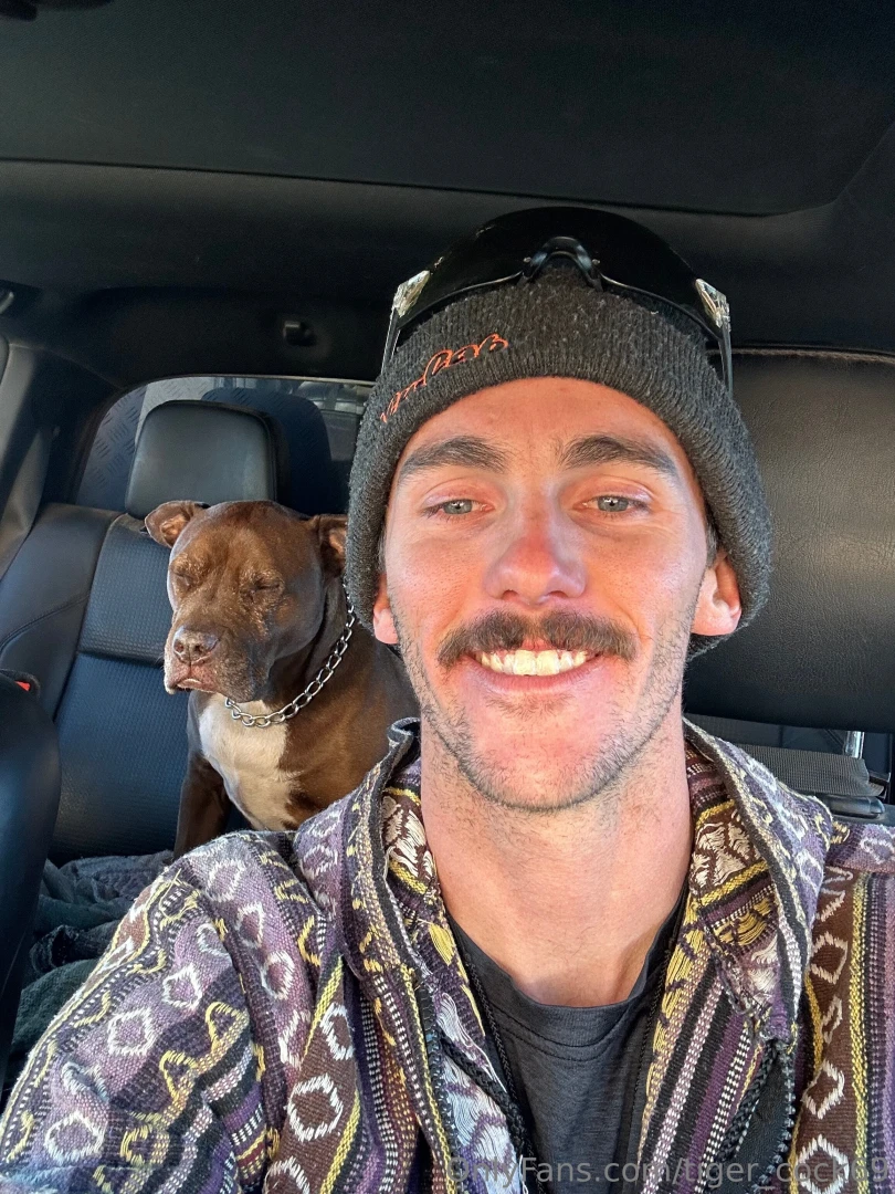 Me and my dog on a road trip to colorado this week part 1 