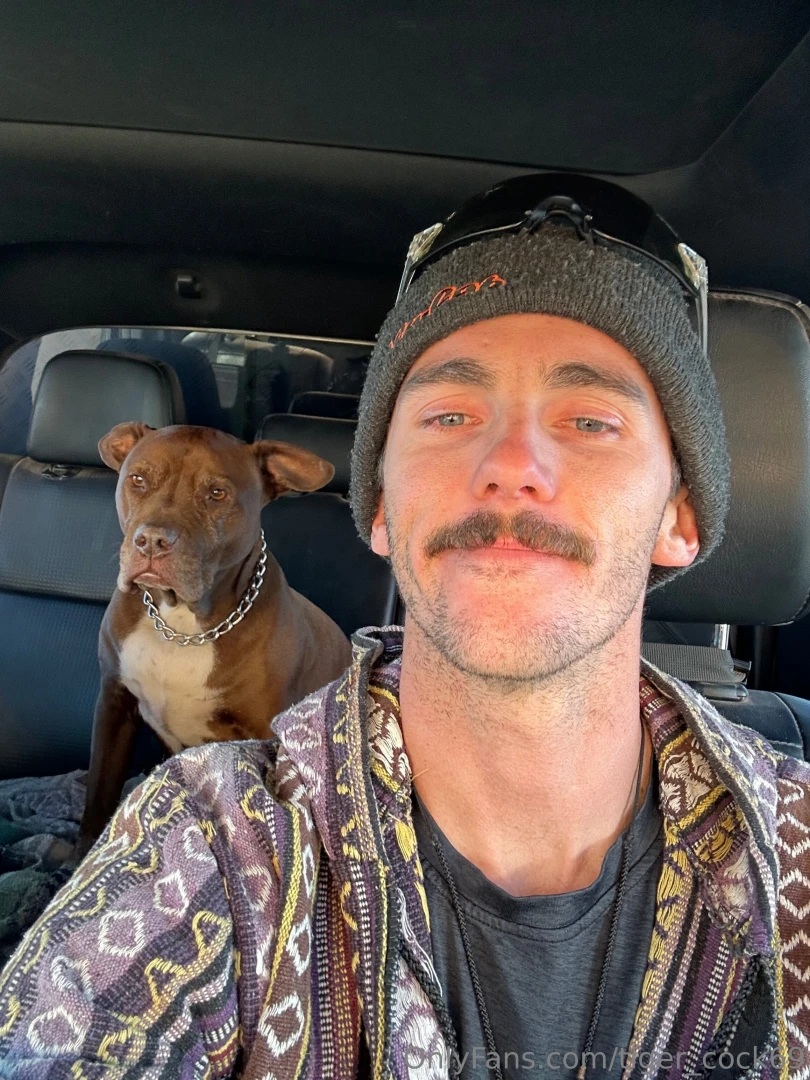 Me and my dog on a road trip to colorado this week 