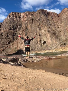 Christmas hike to the bottom of the grand canyon and back ended up part 1