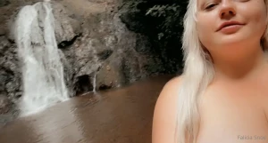 Throw back to water fall costa rica boobies