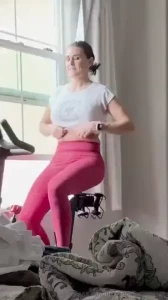 Oh hey i didn t see you there i m just trying to get some cardio in