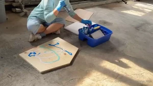 Do you like a woman with power tools stop motion from today guess what