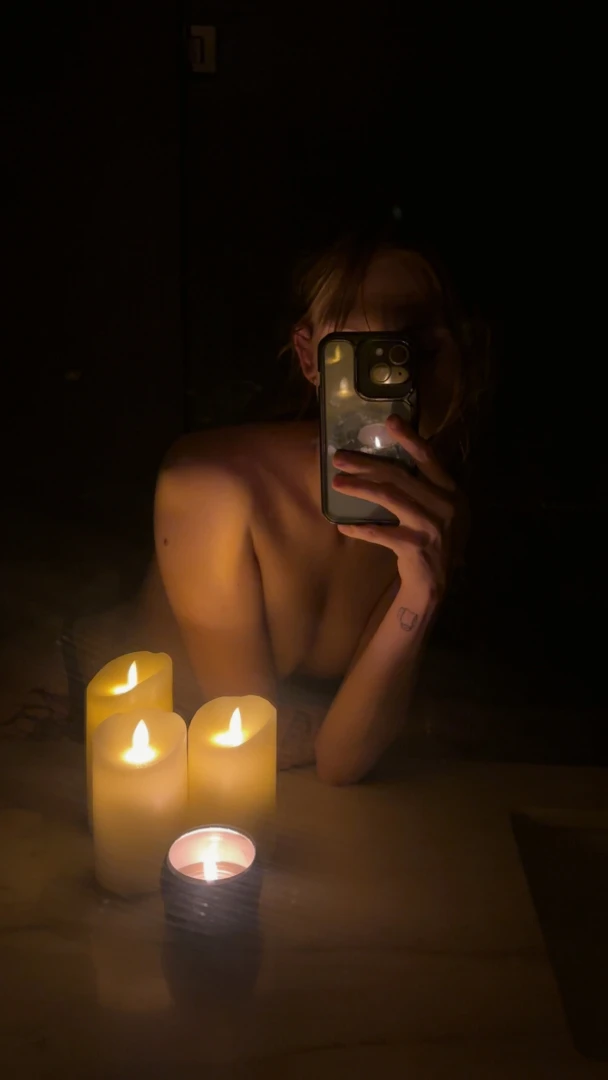 I ll be your candle lit dinner 