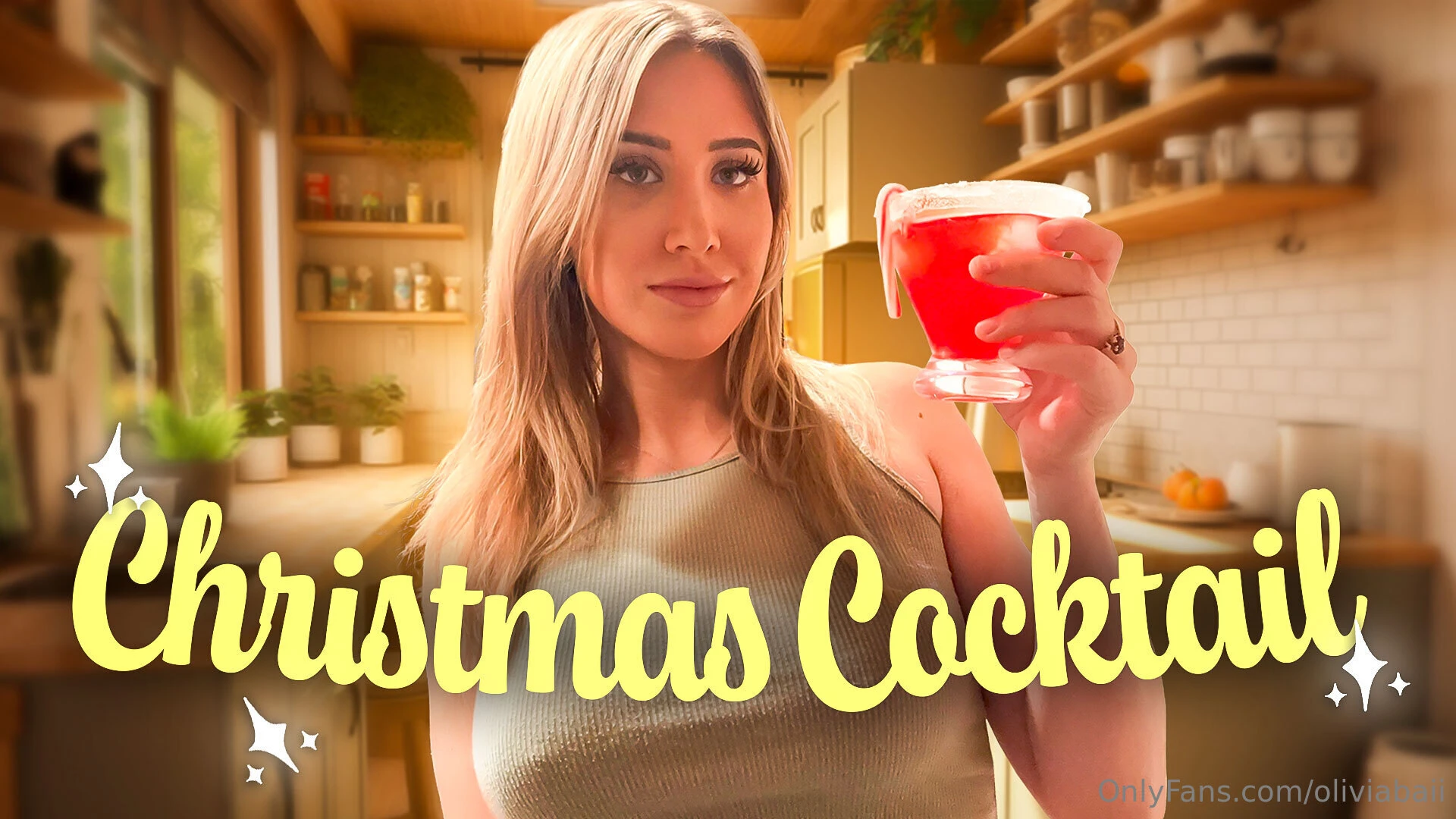 Easy christmas cocktail tutorial holiday vibes are here mixing up a 