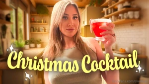 Easy christmas cocktail tutorial holiday vibes are here mixing up a
