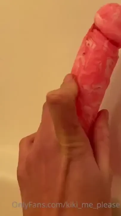 Wanna watch me ride this giant blooody cock 