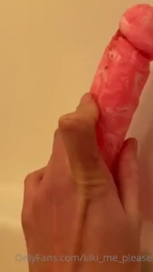 Wanna watch me ride this giant blooody cock