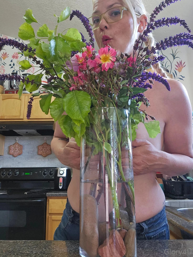 Did little flower arranging today what do you think how did i do 