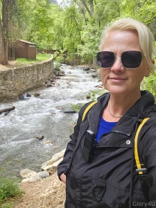 Nice hike with my girl today