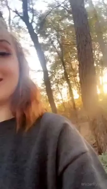 We re waking in the woods amp i give you this look what s your next 