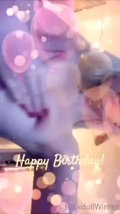 Happy birthday to me and merry christmas to you