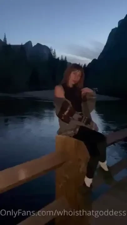 Showing you my booty at yosemite national park it s super cute part 1 