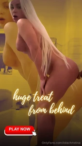 I couldn t help teasing until i bent over and let that toy take me part 1