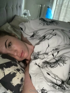 Too lazy to get up in bed i am naked underneath this blanket you will