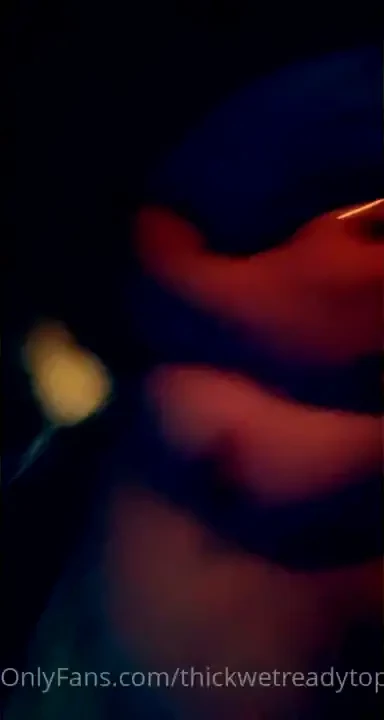 Playing with my tits while my husband drives on the highway 