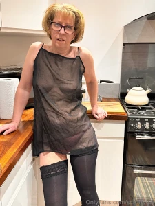 See thru top and sexy glasses - do you like do you want to all over my