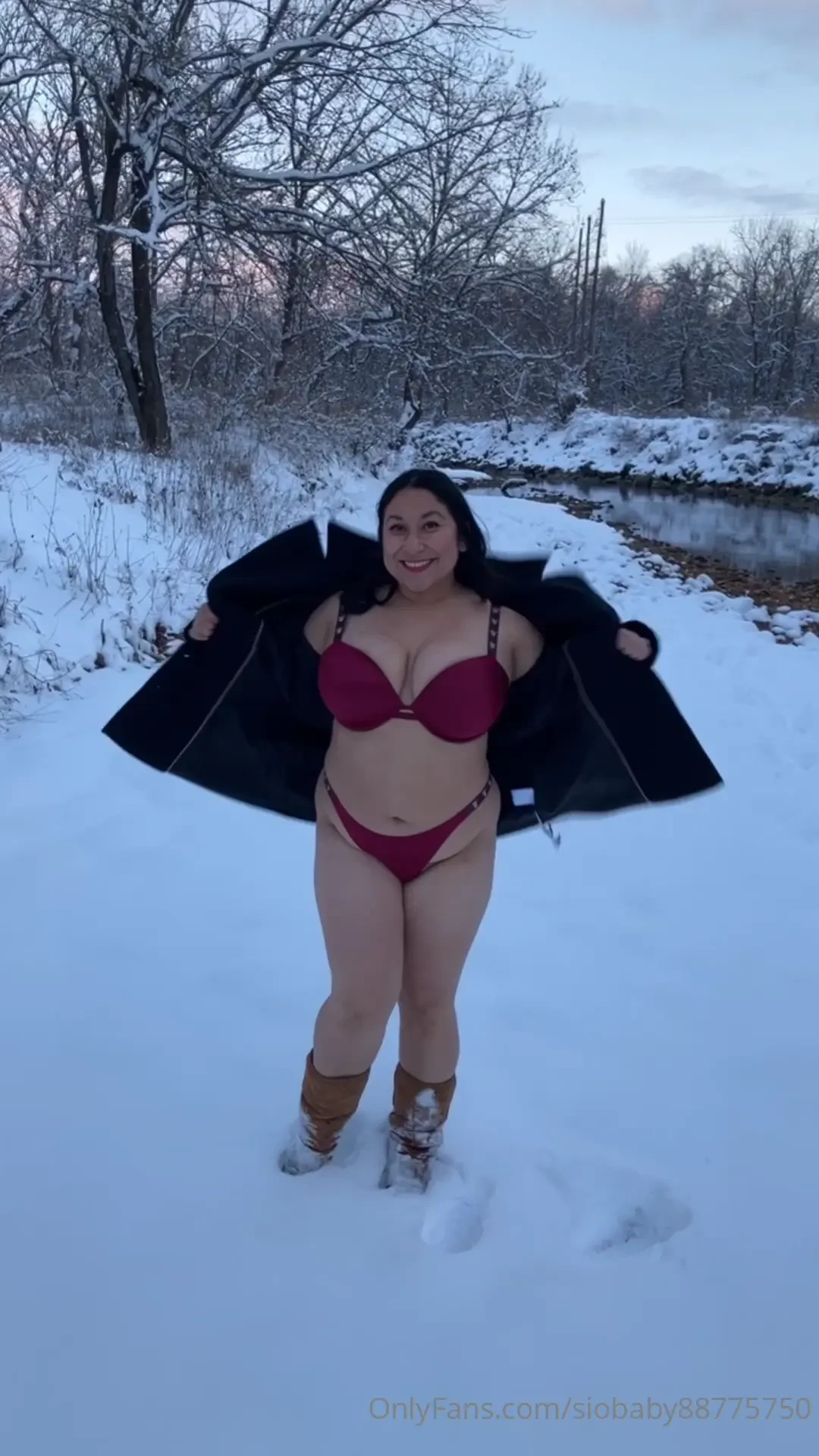 I think the snow started melting around me 