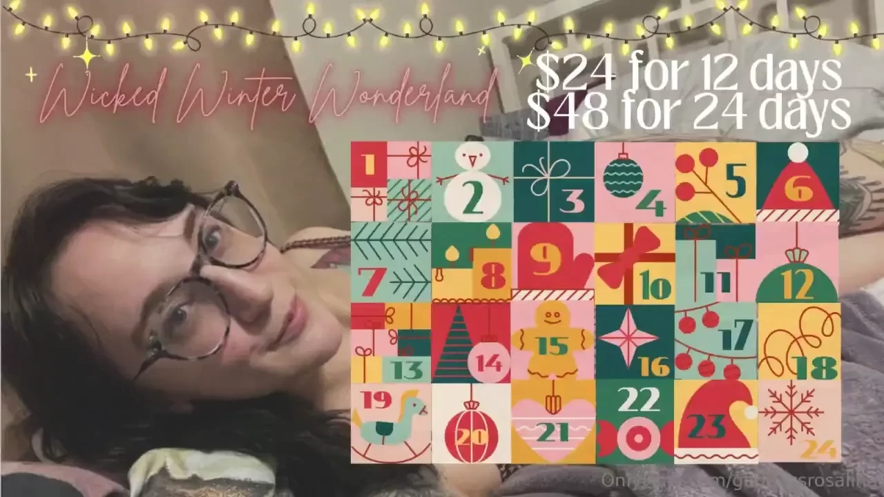 Enter a wicked winter wonderland of 24 dirty surprises worth 200 and 