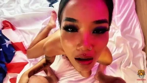 Tomorrow - 90 pound thai stunner dana is drilled and filled