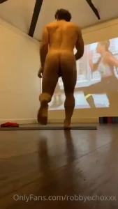 Workout time i love working out naked take off your clothes and join part 1