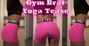 Goon over me as i ignore you during my morning yoga session fucking