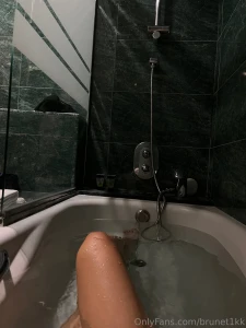 Woke up this morning with a headache but a warm bath is the perfect