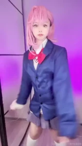 Dandandan cosplay coser thicc boobs pussy