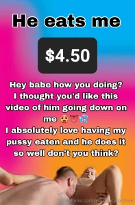 Hey babe how you doing i thought you d like this video of him going