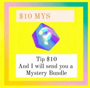 Tip 10 and ill send you a mystery bundle part 1