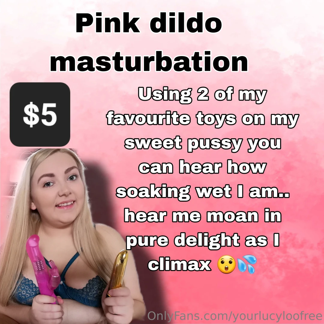 Using 2 of my favourite toys on my sweet pussy you can hear how 