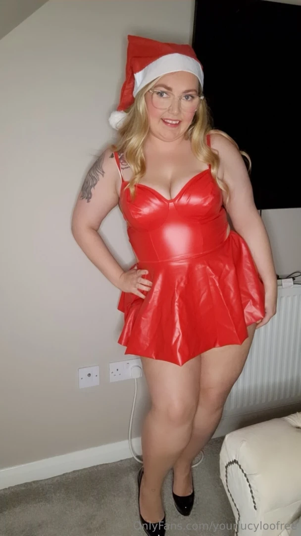 Do you prefer this sexy pvc santa outfit on me babe to the other 
