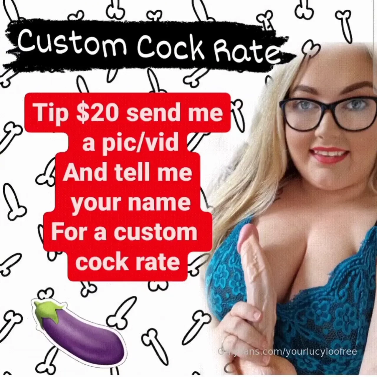 Tip me 20 send me a pic vid and tell me your name for a custom cock part 1 