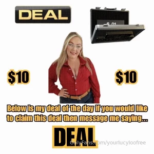 Deal or no deal check out the deal below if you would like to claim part 1