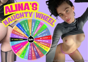 The lucky wheel is back alina s naughty edition event has end spin for