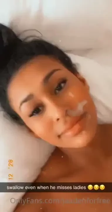 Unlock for the full facial video always lick up my messes 