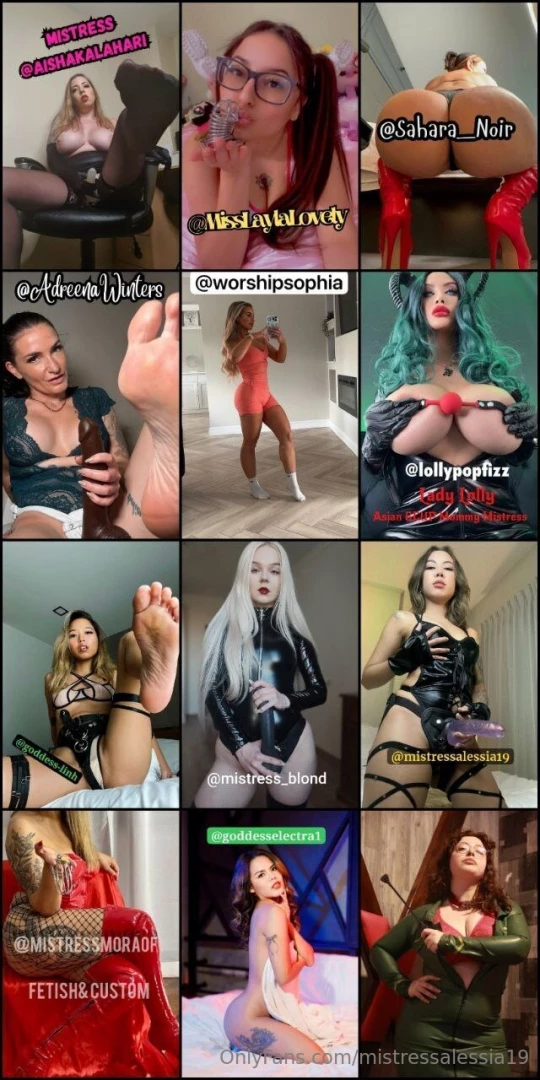 Submit subscribe amp serve the top femdom queens of onlyfans now 6h 