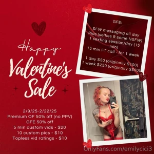 Happy valentine s day sale
