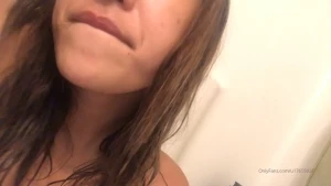 Salivating at the thought of daddys cock