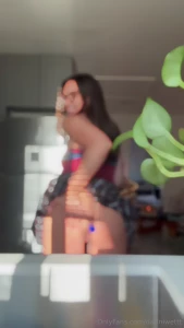 No panties just my pretty blue plug snug where it belongs i love