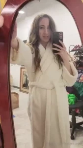 A private moment between shots