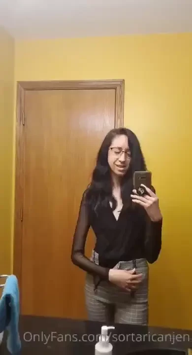 After a long day of selling vibrators i have to rip these tight pants 