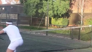 Hey guys here s the teaser with thesexypt we made a hot tennis coach