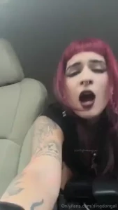 Would you creampie a goth milf in the backseat check your dm s