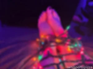 Christmas light bondage foot job pov full video and pics footjob feet part 1
