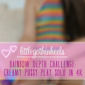 Rainbow depth challenge guess how many colorful stripes this tiny