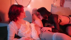 My first lesbian domination video with supercute mushroom sofi after part 4